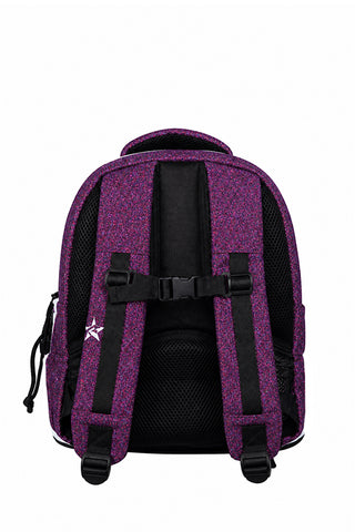 Plum Rebel Baby Dream Bag with White Zipper