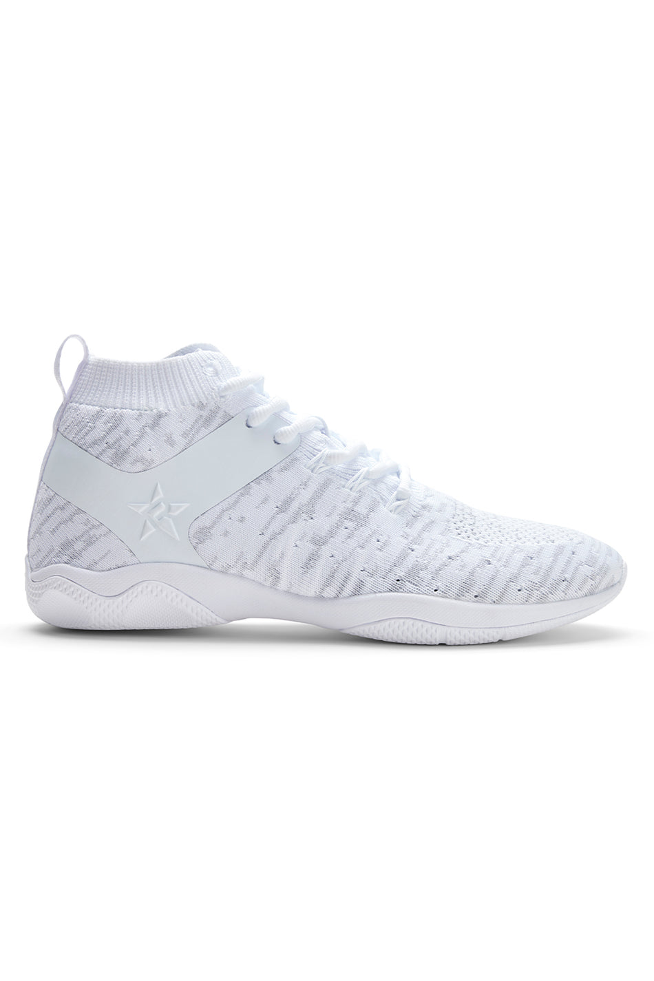 Rebel Athletic Revolt Cheer Shoes - Y1 White, Knit Upper For Flexibility & Comfort, Cheerleading & Casual Wear