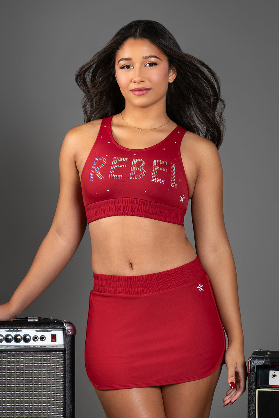 Harvey Sports Bra in Artisanal Red – Rebel Athletic