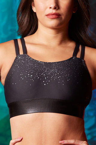 Quinn Sports Bra in Black