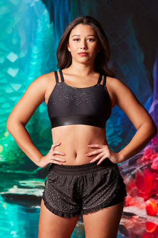 Quinn Sports Bra in Black