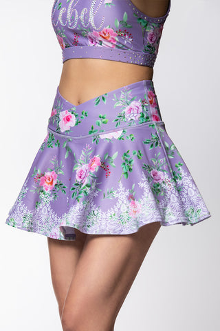 LuxWaist Flouncy Skirt in Blooming Bouquet