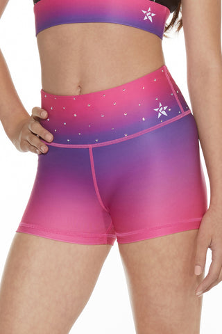 Legendary Compression Short in Purple Power