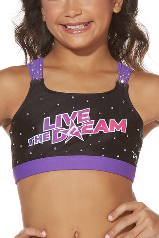 Raya Sports Bra in Live the Dream