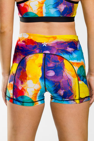Iconic Compression Short in Color Pop
