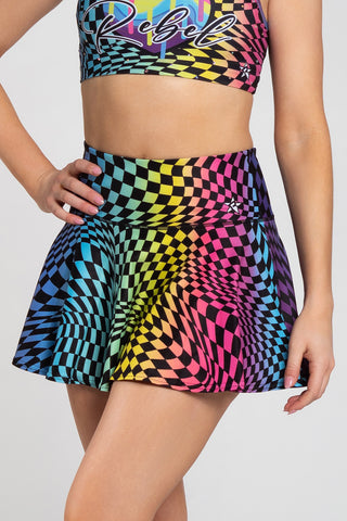 Legendary Flouncy Skirt in Rainbow Crush