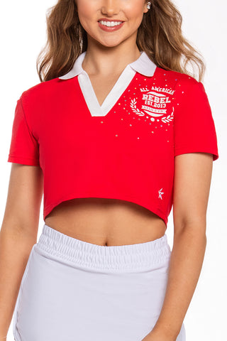 Cropped Polo in Celebration