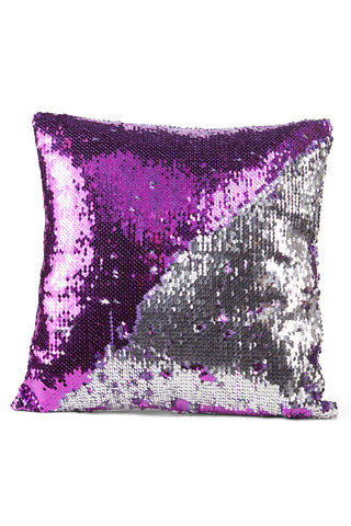 Rebel Mark Pillow With Mermaid Sequins