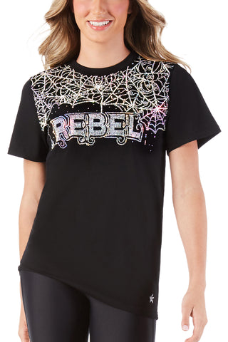 Crystal Web JewelLuxe Unisex Tee