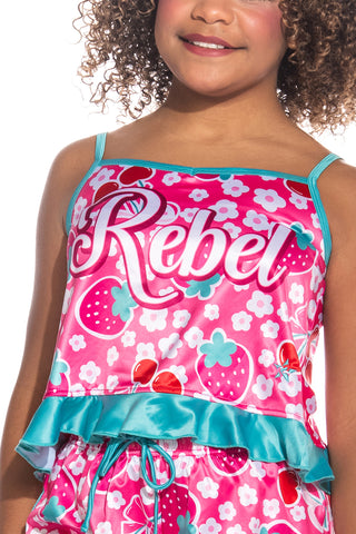 Berry Cherry Blast PJ Cami in Pink