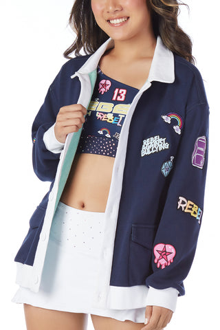 Club Rebel Jacket in Navy