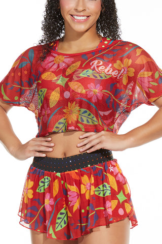 Tropical Pop Crop Top