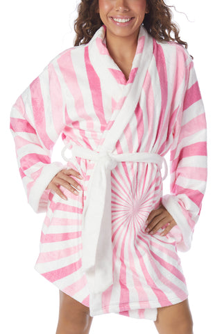 Pink Peppermint Pop Robe