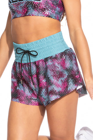 Ash Shorts in Pink Aura