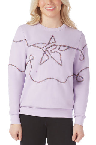 Wrapped in Tinsel Pullover in Lavender