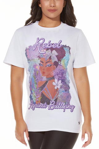 Rebel Against Bullying Tee in Lisbon