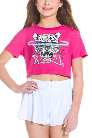 Prowl Crop Top in Pink