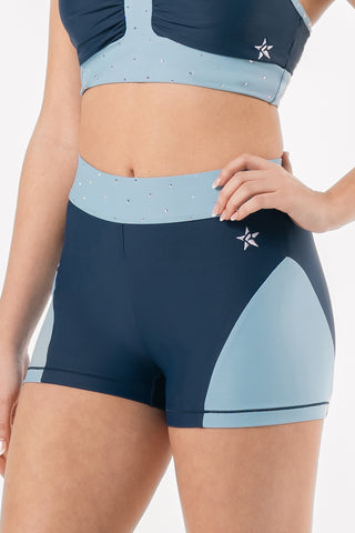 Encore Compression Short in Navy Blue