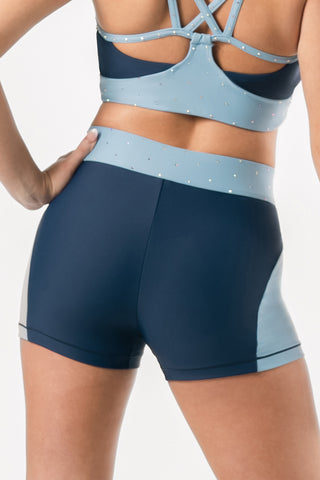 Encore Compression Short in Navy Blue