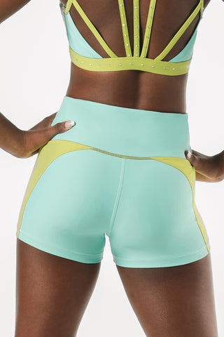 Viva Compression Short In Light Aqua