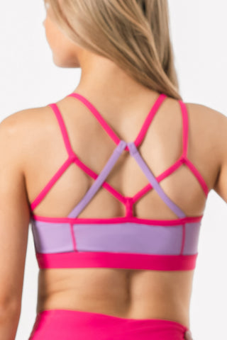 Momentum Sports Bra in Iris Mist