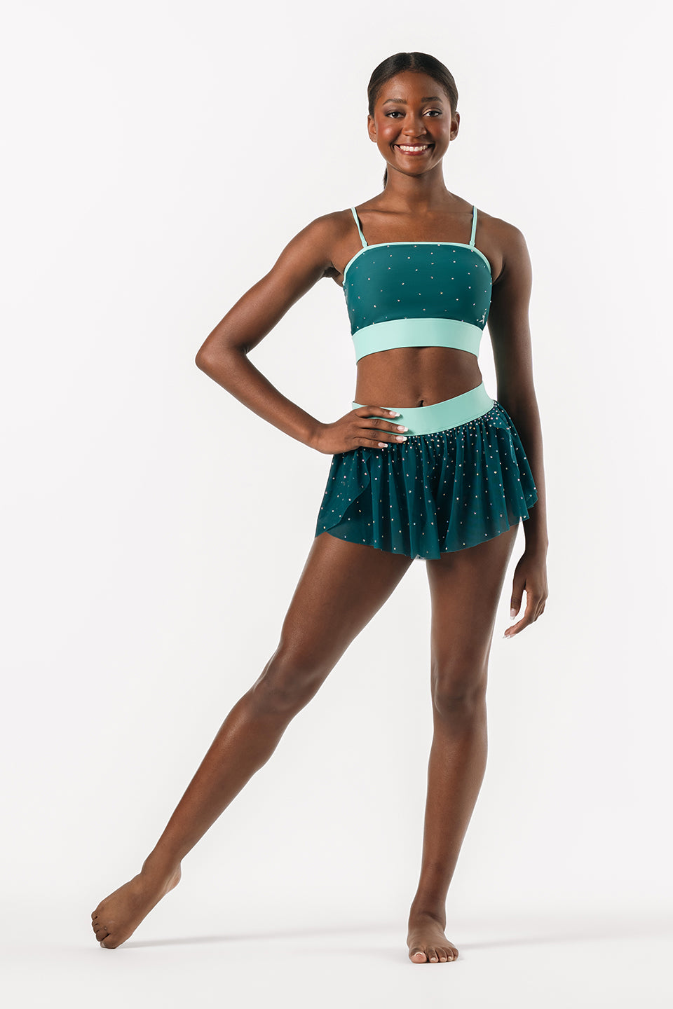 Balance Short in Dark Teal – Rebel Athletic - Main Image