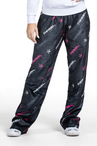 Plush Lounge Pant in Hyper Pink Rebel Level