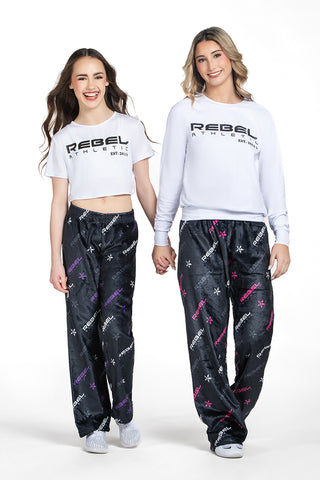 Plush Lounge Pant in Hyper Pink Rebel Level