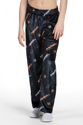 Plush Lounge Pant in Tangerine Rebel Level