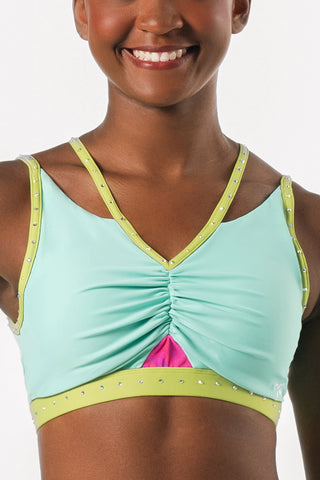 Viva Sports Bra in Light Aqua