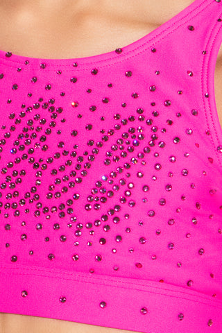 Bounce Sports Bra in Radiant Raspberry