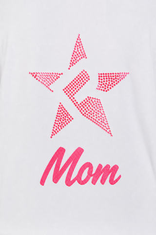 Rebel Mom Quarter Zip Pullover in Pink-SPECIAL ORDER