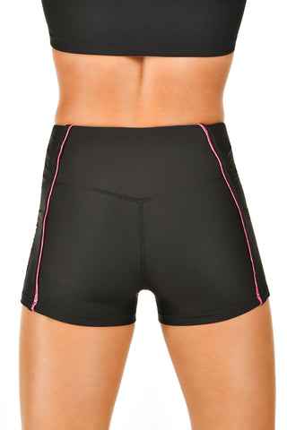 Rebel Talent Compression Short in Pink-SPECIAL ORDER
