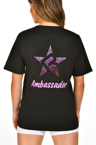 Rebel Ambassador Tee in Purple- SPECIAL ORDER