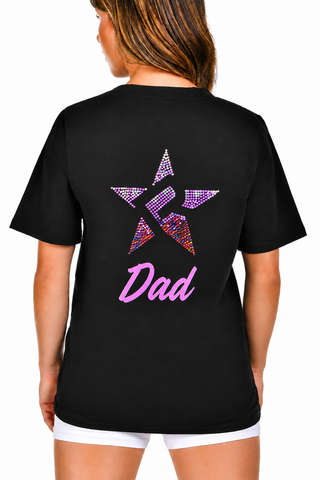 Rebel Dad Tee in Purple-SPECIAL ORDER