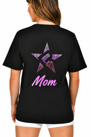 Rebel Mom Tee in Purple-SPECIAL ORDER