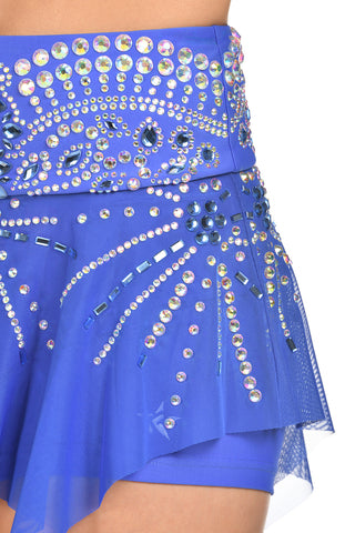 SuperNova™ Seraphina Skirt in Indigo Blue- FINAL SALE