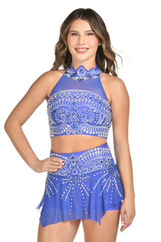 SuperNova™ Seraphina Skirt in Indigo Blue- FINAL SALE