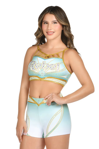 Eliska Compression Short in Jade