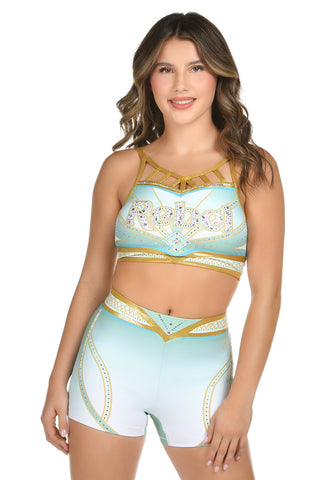 Eliska Sports Bra in Jade