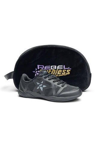 Rebel Ruthless Blackout Cheer Shoes - Black Cheerleading Shoes – Rebel ...