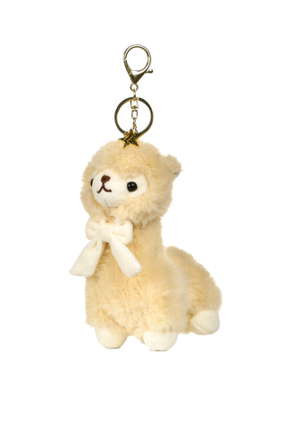 Rebel Loli the Llama Keychain in Marshmallow