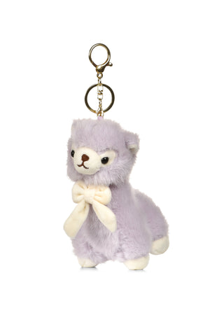 Rebel Loli the Llama Keychain in Purple