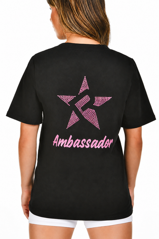 Rebel Ambassador Tee in Pink-SPECIAL ORDER