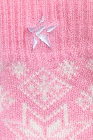 Rebel Fingerless Gloves in Pink - FINAL SALE