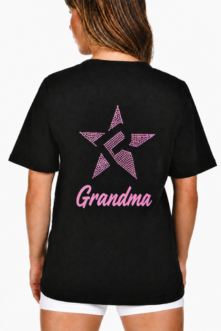 Rebel Grandma Tee in Pink-SPECIAL ORDER