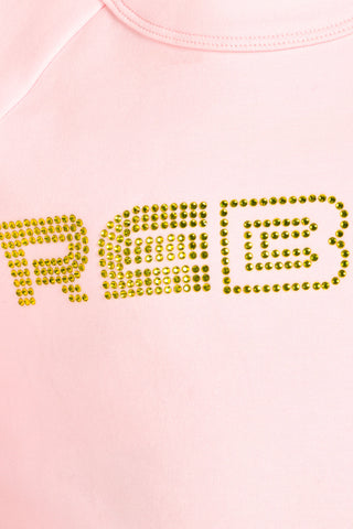 Rebel Level® Cropped Pullover in Powder Pink