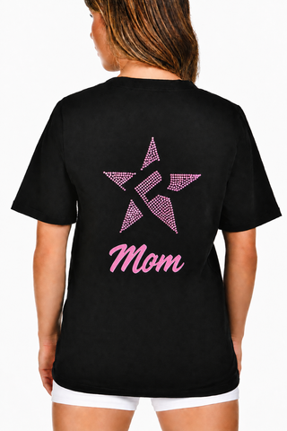 Rebel Mom Tee in Pink-SPECIAL ORDER