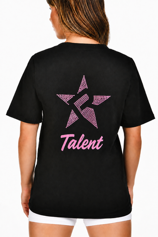 Rebel Talent Tee in Pink-SPECIAL ORDER