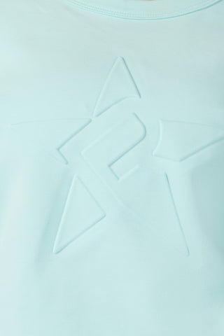 Pullover in Cloud Embossed Rebel Mark